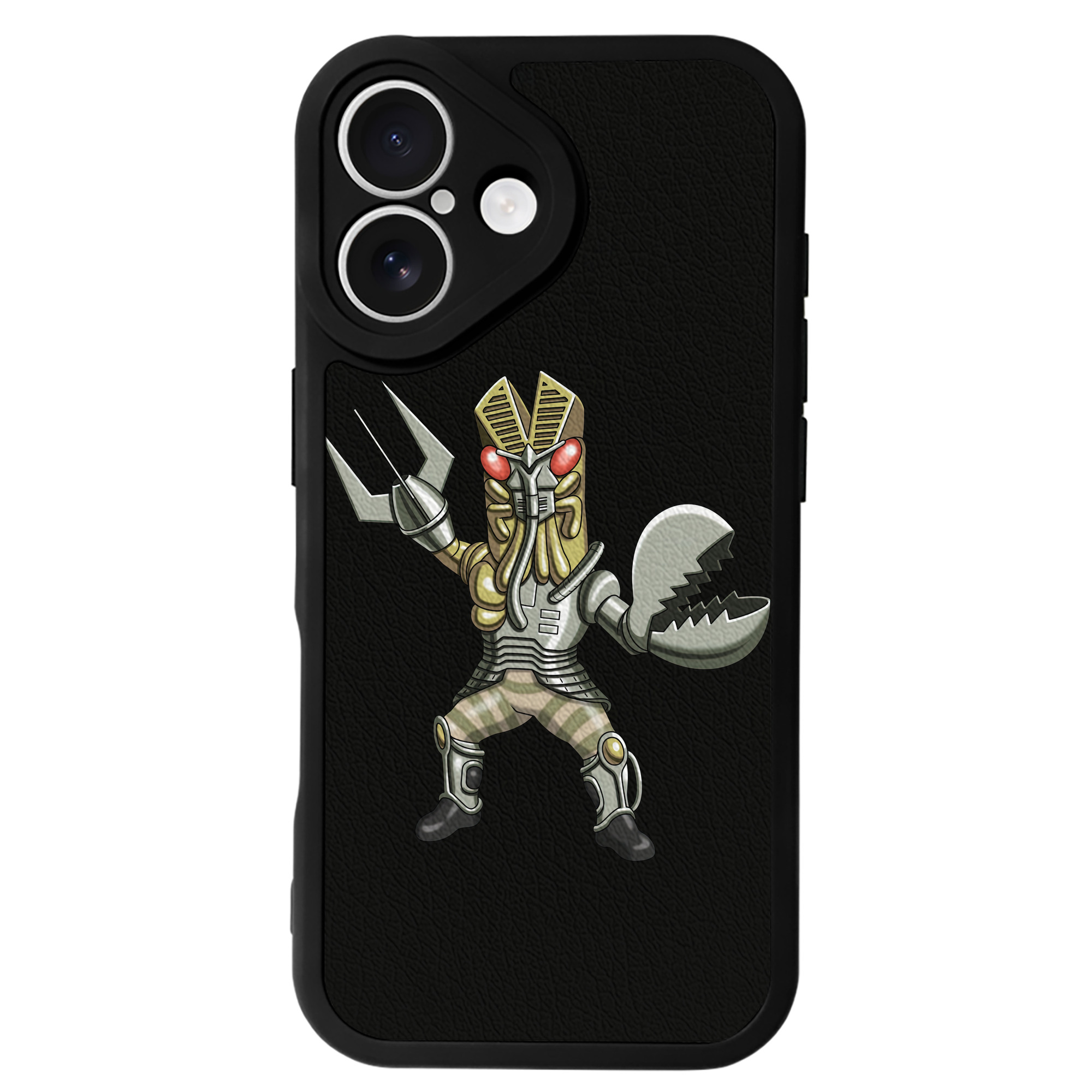 （画像用） ウルトラマン Ultraman 【iPhone 16シリーズ対応】シリコンスマホケース（レザー調） 材質：シリコン